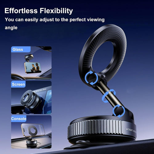 Support Téléphone Magnétique à ventouse - Réglable 360°